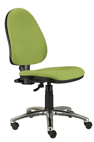 888/MEK CR židle kancelářská, kříž chrom, látka BO BONDAI BN17 (7032) - látka zelinkavá